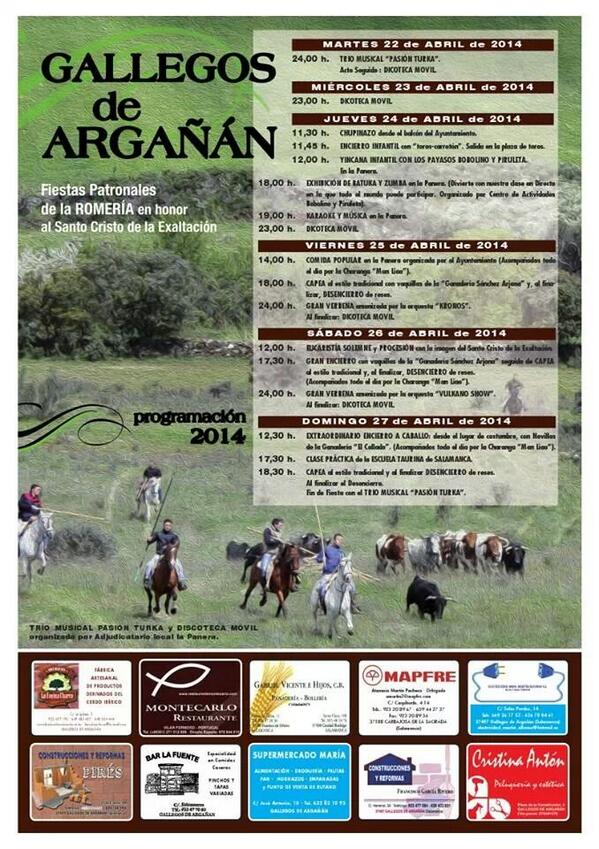 Romería en honor al Santo Cristo de la Exaltación 2014 Gallegos de Argañán